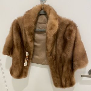 Vintage Mink Shawl